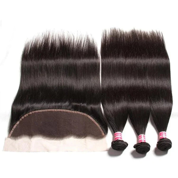 Grade 13a Virgin Hair Bundles + Closure
