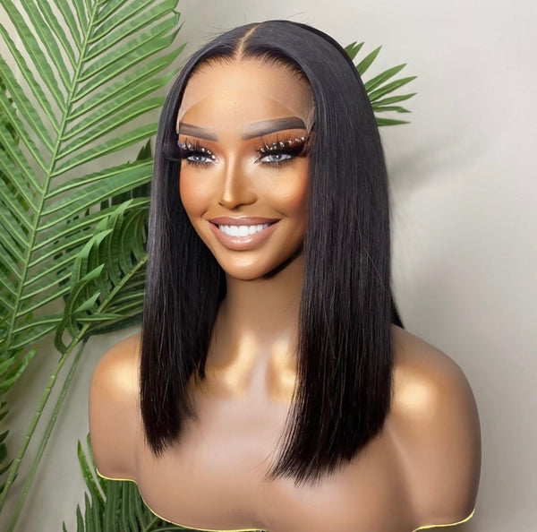 16” Straight Peruvian 5X5 Wig
